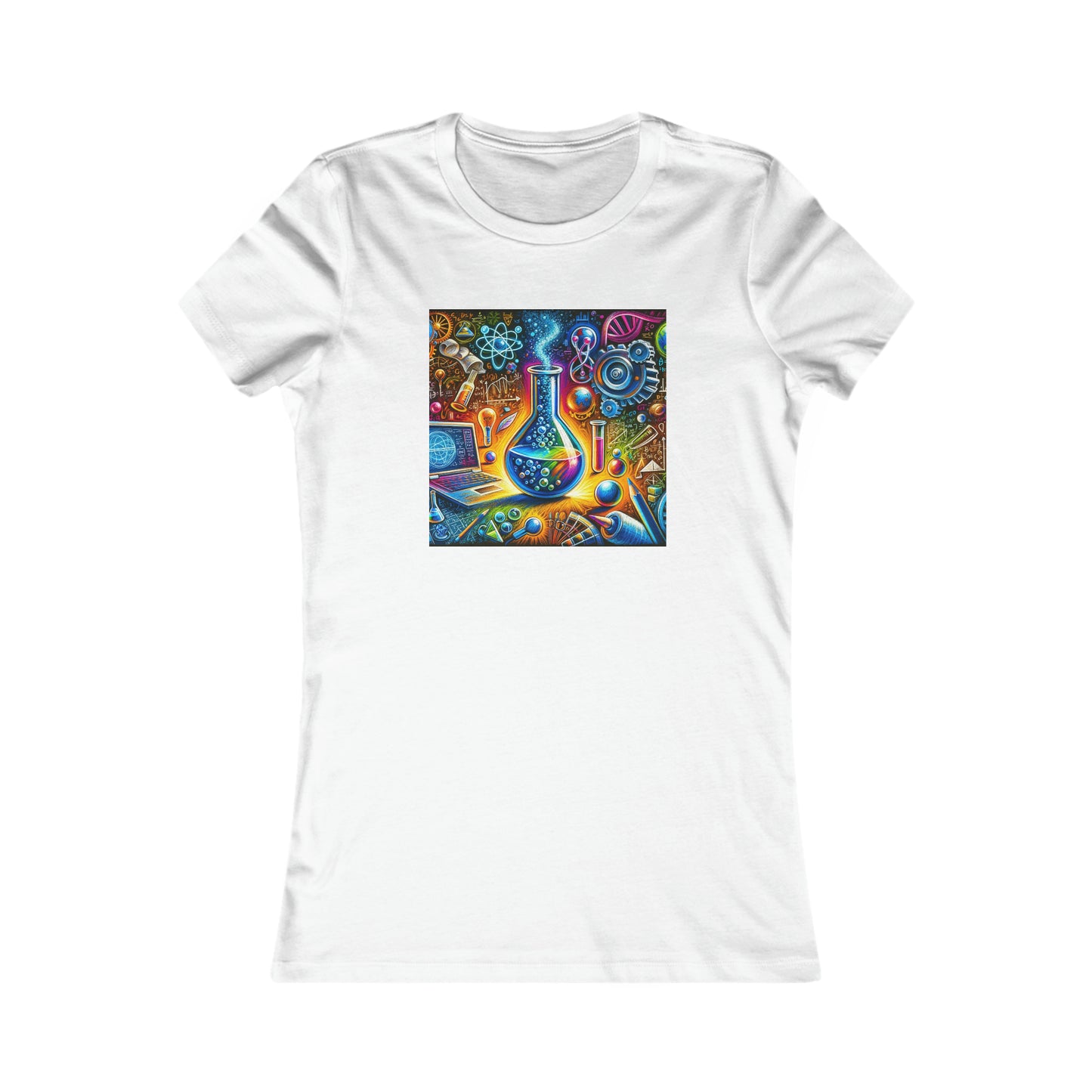 STEM, oil pastel, Women's Favorite Tee