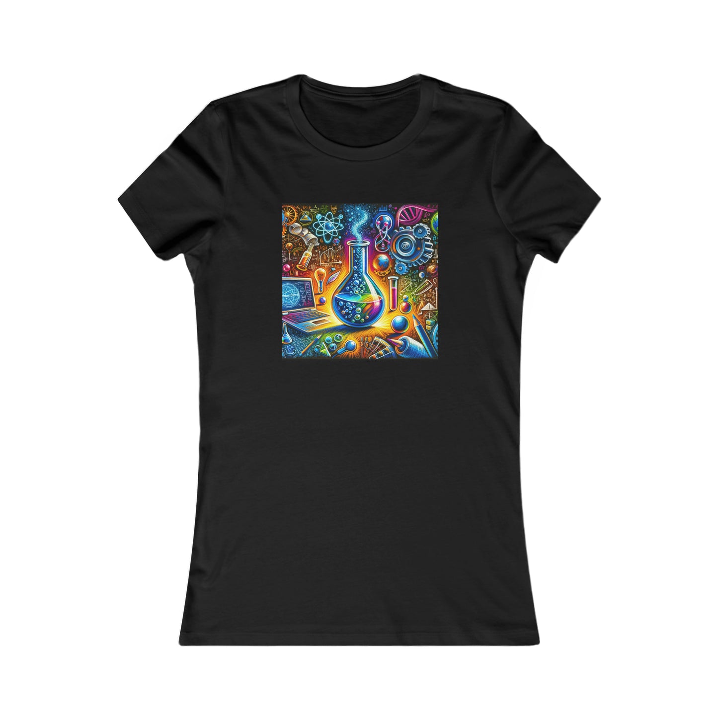 STEM, oil pastel, Women's Favorite Tee