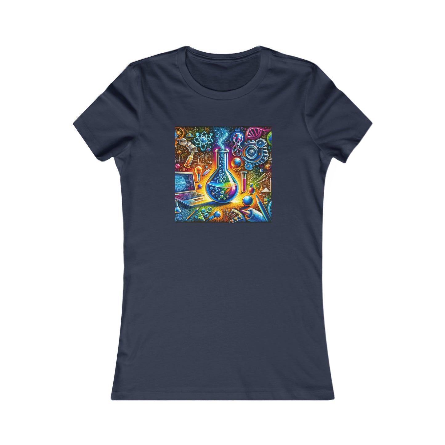 STEM, oil pastel, Women's Favorite Tee